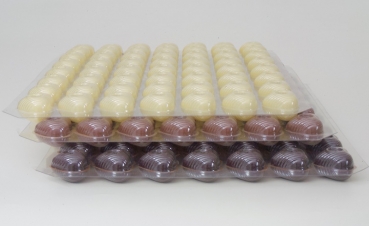 3 Set - Schokoladenherz Hohlkörper gemischt von sweetART